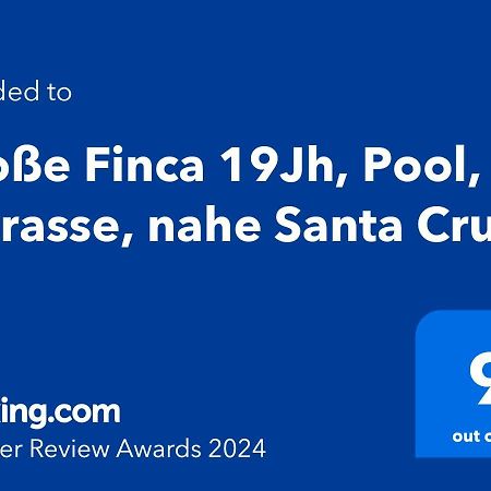 סנטה קרוס דה לה פלמה Grosse Finca 19Jh, Pool, Terrasse, Nahe Santa Cruz מראה חיצוני תמונה